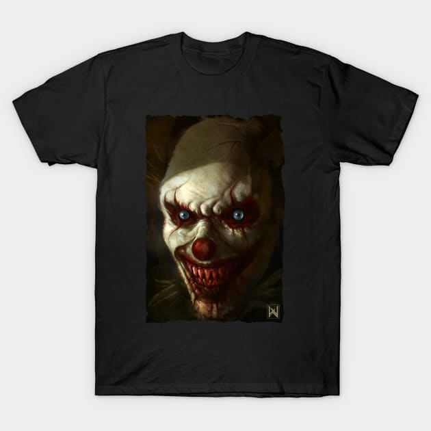 Evil Clown T-Shirt by Dmon28